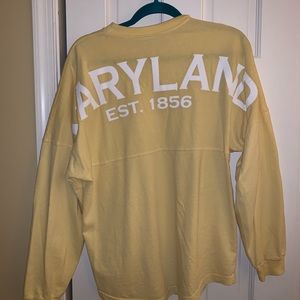 Maryland oversized long sleeve shirt